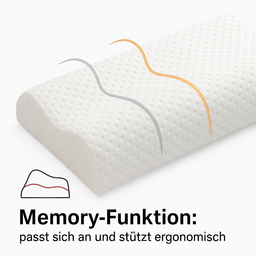 Orthopädisches Memory-Schaum-Kissen